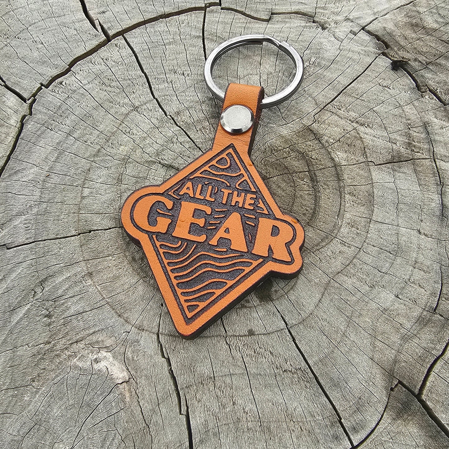 Keyring | Leather All The Gear Keyring