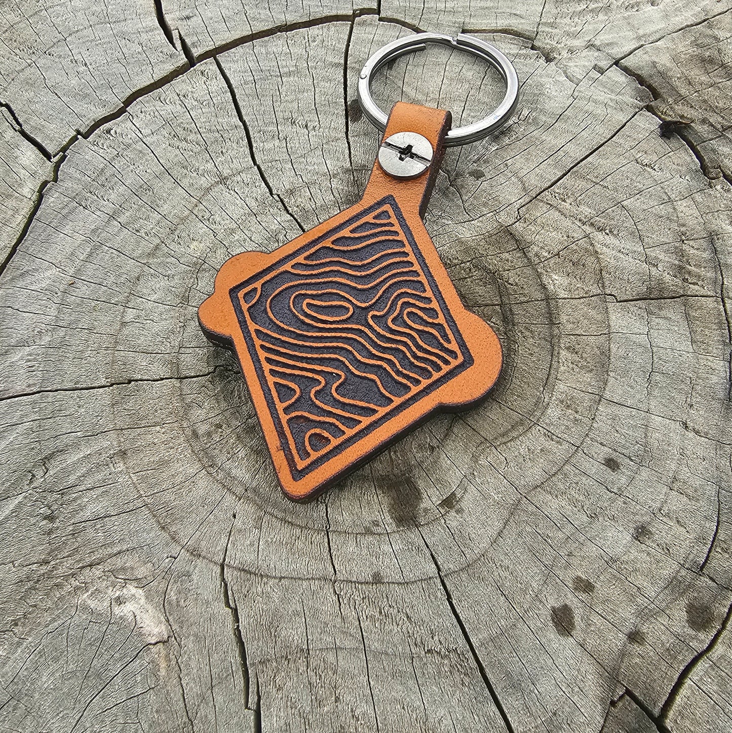 Keyring | Leather All The Gear Keyring