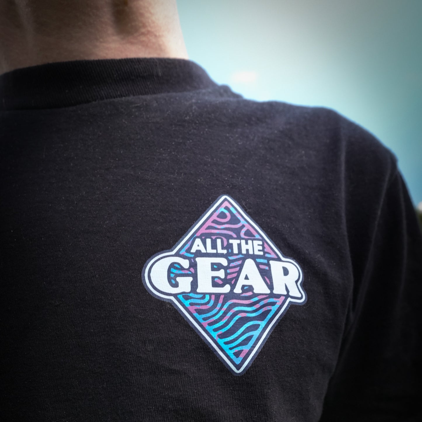 T-Shirt | All the Gear Classic Print - Black