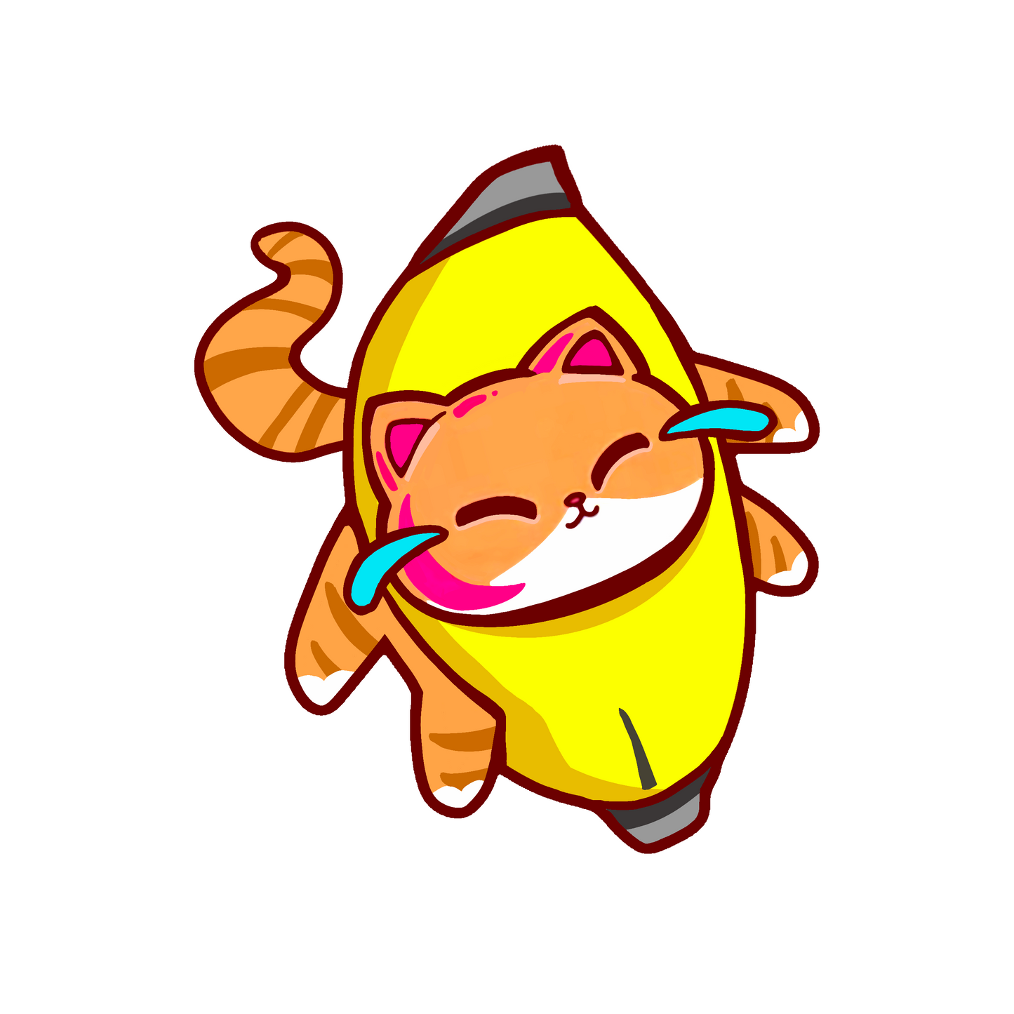 Sticker | Banana Crying Cat