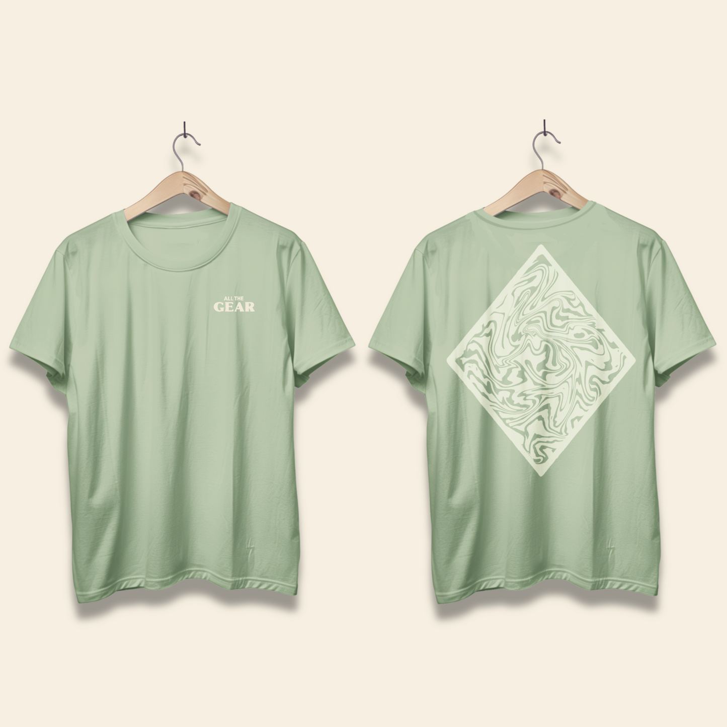 T-Shirt | Tan Diamond